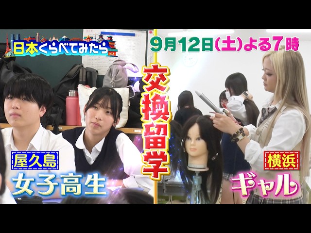 日本くらべてみたら★ベビタピI’m donut？を離島へ！JK交換留学🈑
