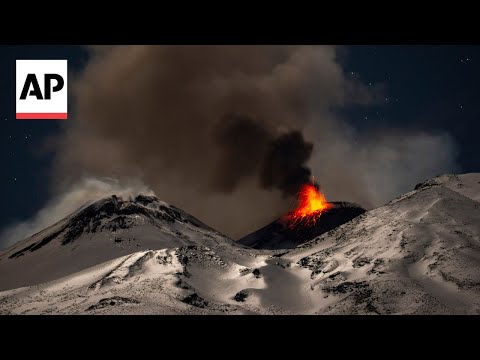 Video Thumbnail: Volcano guides at Mount Etna are protesting over new safety rules