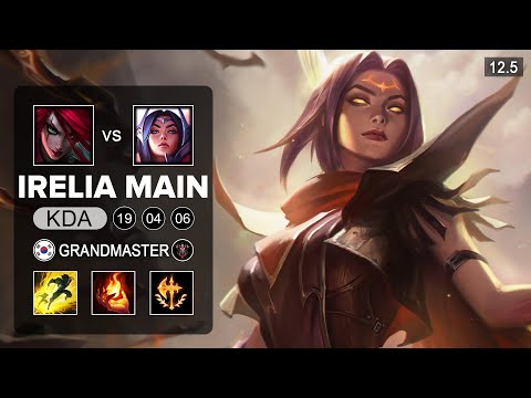 Irelia Mid vs Katarina - KR Grandmaster - Season 12 Patch 12.5