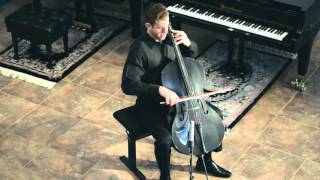 Video thumbnail for Gigue from Bach Suite No. 3 in C Major by Biscotto (Scott Crowley, Cellist)