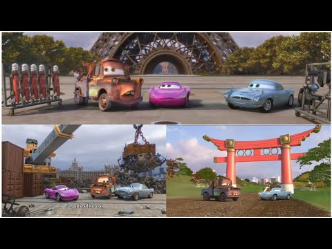 Cars 2/  the all spy training scenes with mater/ all best scenes 