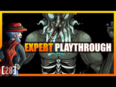 EXPERT MOON LORD! Terraria 1.3 Let's Play - Expert Mode Playthrough! [28] PC Gameplay