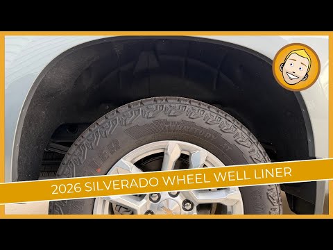 2026 Chevy Silverado 1500 Wheel Well/Fender Liners Installation