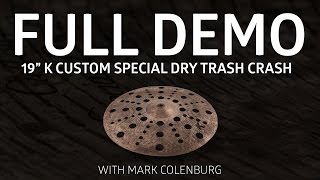 Video thumbnail for Zildjian Demos - 19" K Custom Special Dry Trash Crash by Avedis Zildjian Company