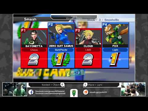 GUMS 19 Doubles (Winner's Finals) - Marss + Light vs Koolaid + Chavo