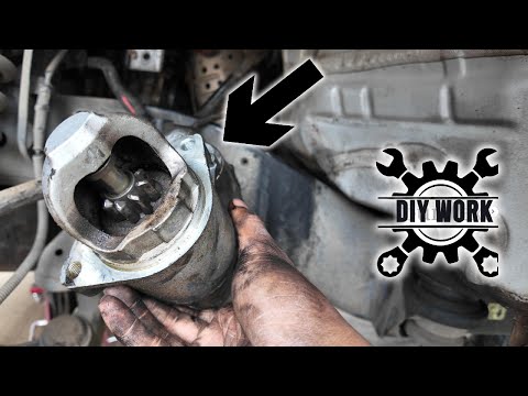 HOW to Change A Starter ON 2007 Kia Sorento
