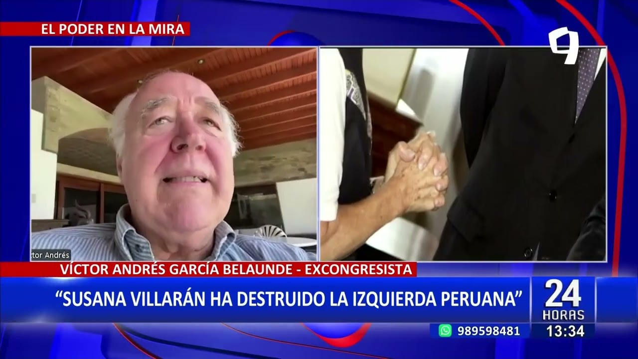 Víctor García Belaúnde sobre Susana Villarán: "Ha destruido a la izquierda peruana"