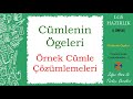 4. Sınıf  Türkçe Dersi  Cümlenin Öğeleri Cümlenin ögelerini daha iyi anlayabilmek için cümle çözümlemeleri yapıyoruz. konu anlatım videosunu izle