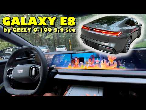 Thumbnail for GEELY Galaxy E8 - Обзор и Тест-драйв нового электрокара из Китая by Geely Galaxy