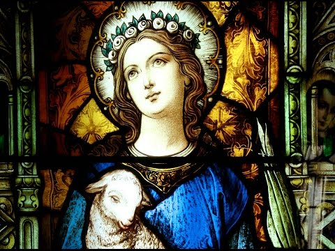 Click to Watch the Pope Francis continues tradition of blessing two lambs in memory of St. Agnes video