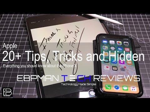 20+ Tips, Tricks and Hidden Features for the iPhone X!  You need to see!