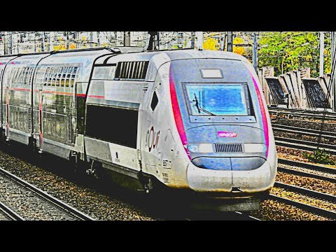 Grosse compilation - Trains SNCF / TGV, Thalys, Eurostar, OUIGO, TER, Intercités, RER et FRET