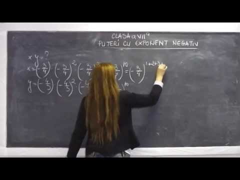 2/2 Lectia 578 - Operatii cu puteri cu exponent intreg si baza numar rational - Exercitii - Clasa 7