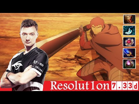 [DOTA 2] Resolut1on the DRAGON KNIGHT [OFFLANE] [7.33d]