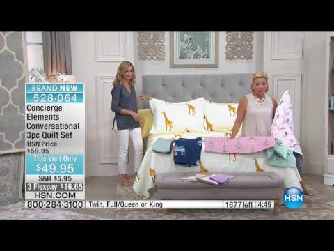 HSN | Concierge Collection Bedding 05.17.2017 - 10 PM