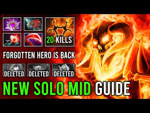 Forgotten Hero is Back | Epic Solo Mid Guide Clinkz Insane Burning Army Physical +38k Damage Dota 2