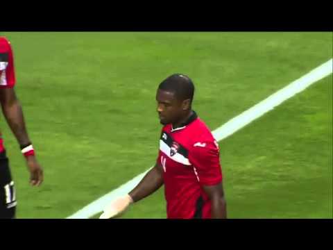 Yellow card TRI - No.14 Andre BOUCAUD  #GoldCup2015 #CopaOro2015 @TTFootballAssoc #Cuba
