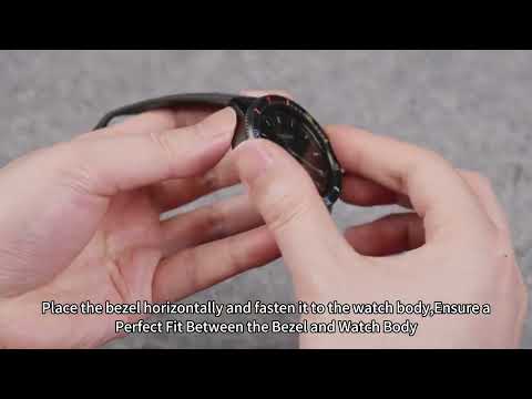 Безель для смарт годинника Xiaomi Watch S3 Black-yellow - фото 1 - id-p2443782991