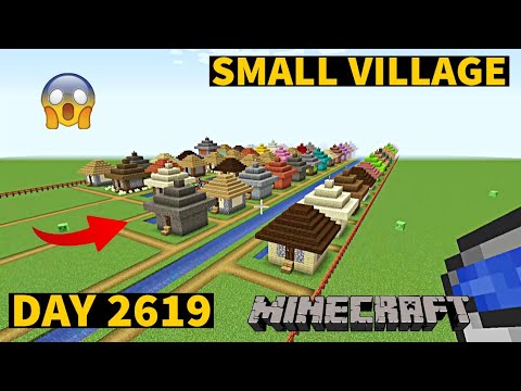 Insane Minecraft Village Build in Creative Mode 2023!