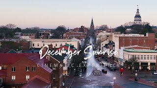 December Sunrise over Annapolis with the DJI Mavic 3