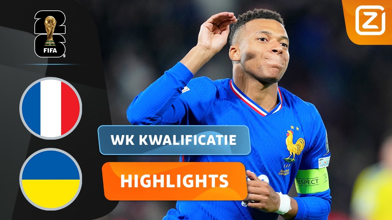 HEERLIJKE PANENKA VAN KYLIAN MBAPPE!!!💨😍 | Frankrijk vs Oekraïne | WK Kwalificatie | Samenvatting