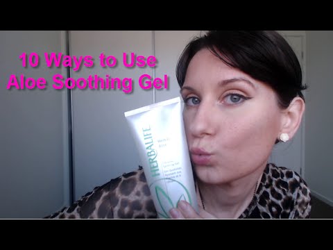 10 Ways to Use Aloe Soothing Gel | SandraH24Coach
