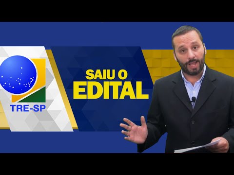 TRE-SP - Saiu o edital | Concurso Virtual