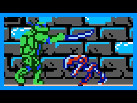 Teenage Mutant Ninja Turtles (NES) video game version | full game completion session 🎮