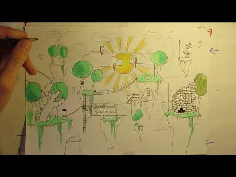 BadPaddy zeichnet 02 --- Schwebende Inseln