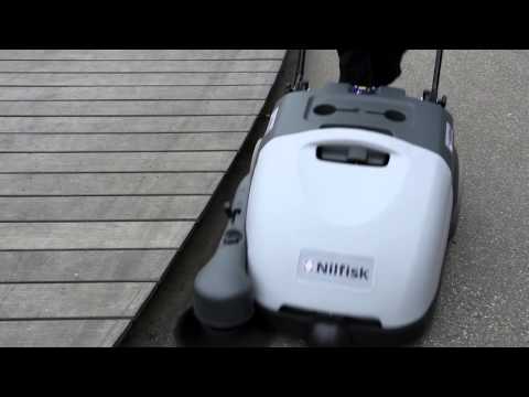 Sopmaskin Nilfisk SW750 Komplet - Youtube manufacturer video 2
