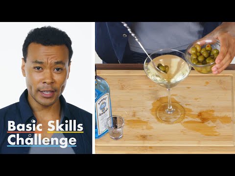 50 People Try To Make A Martini And It Turns Out It's Way Harder Than It Looks
