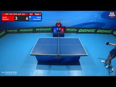 20:00 Andrii Shamrai 2 - 3 Vitalii Khorolskyi West 3 WIN CUP 22.10.2022 | TABLE TENNIS WINCUP