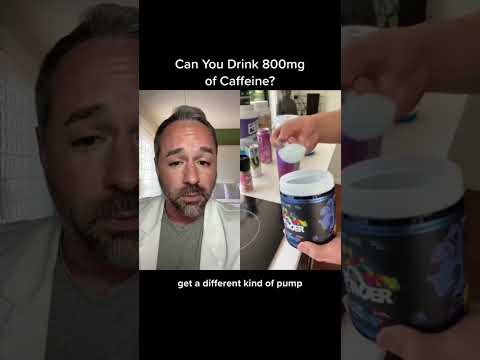 If you’re drinking greater than 400mg of caffeine daily, that’s just too much