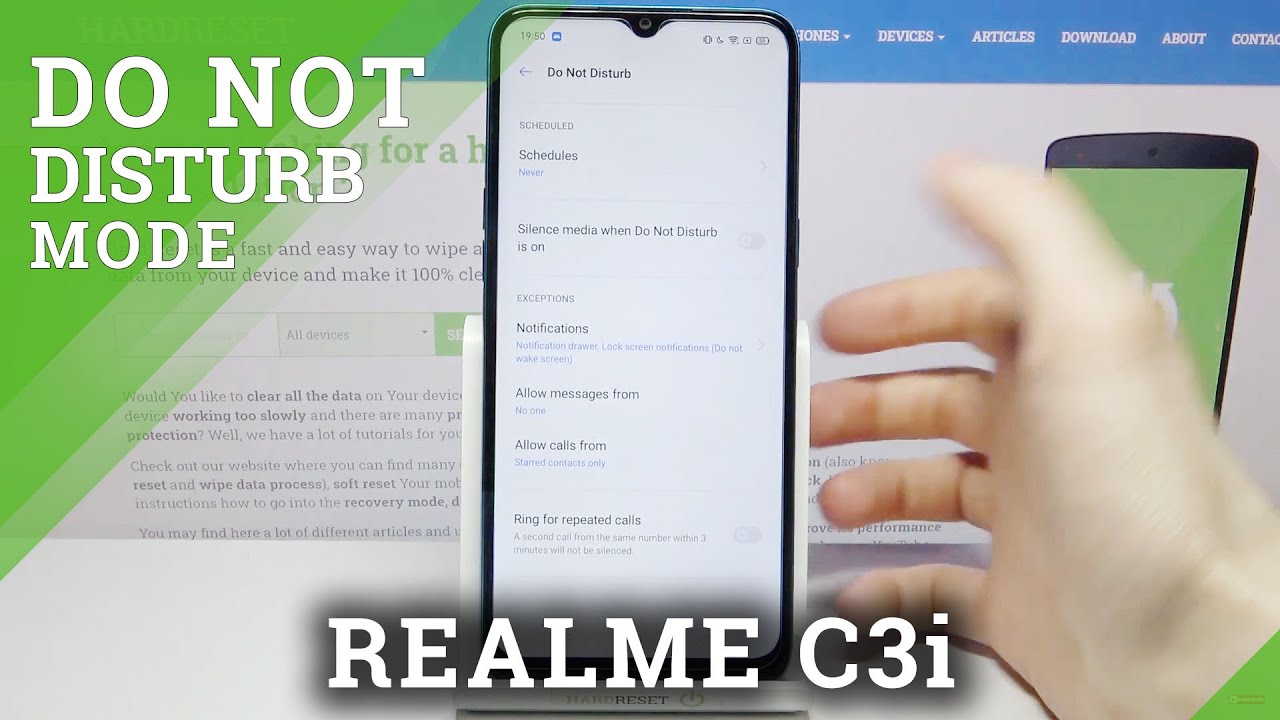 How to Enable Do Not Disturb Mode in REALME C3i – Personalize Silent Preferences