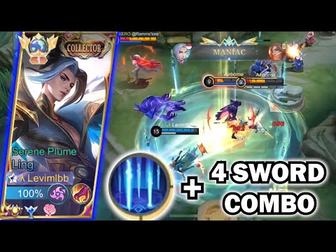 LING 4 SWORD INSANE SPEED COMBO SAVAGE & MANIAC!!  | BEST LING FASTHAND MONTAGE 2023 - Levimlbb