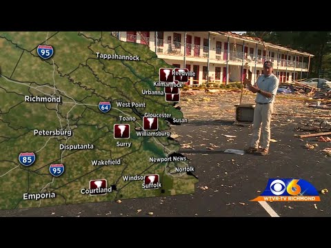 Tropical Storm Isaias spawns several tornadoes in Virginia