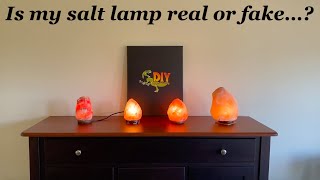 How to tell if salt lamp is Real or Fake