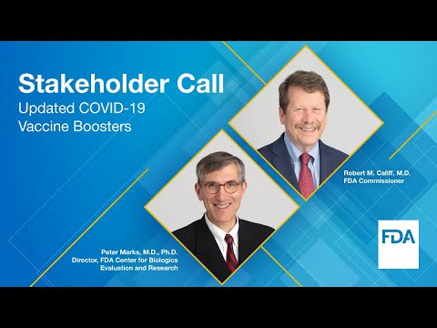 Stakeholder Call: Updated COVID-19 Vaccine Boosters