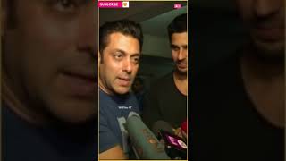Salman Khan Praising Sidharth Malhotra for Shershah #shorts