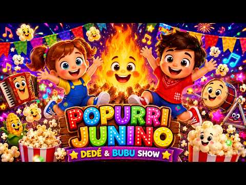 PULA PULA PIPOQUINHA E MAIS! 🌽🎉 Popurri Festa Junina Infantil | Dedé e Bubu Show