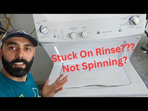 Fixing A GE Stacked Washer/Dryer That Is Stuck On Rinse Cycle!