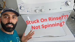 Fixing a GE Stacked Washer/Dryer That Is Stuck on Rinse Cycle