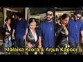 Cute Couple Of Bollywood Arjun Kapoor With Hot GF Malaika Arora Spotted At Restaurant In BKC