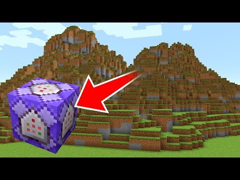How to Make Custom Mountains With a Magic Wand in Minecraft (Single Command Block)