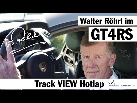 Walter Röhrl im 2022 GT4RS Ideallinie Hotlap Track View Rennstrecke Most