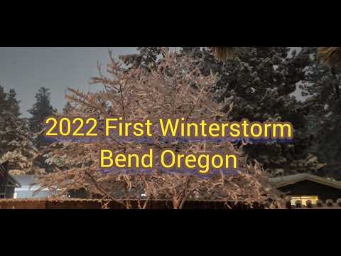 2022 Winterstorm Bend Oregon. Best viewed in 1080p or higher.  #bendoregon #Snow