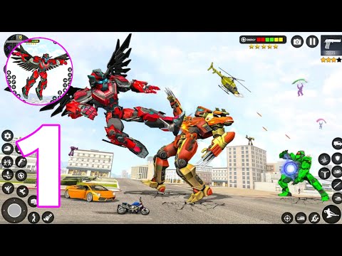 ROBOT TRANSFORM WAR CAR GAMES 2024 - ANDROID GAMEPLAY