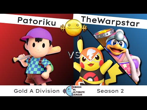 SNUL S2W3 - Patoriku (Ness) Vs. TheWarpstar (Pikachu, King Dedede) [GoldA]
