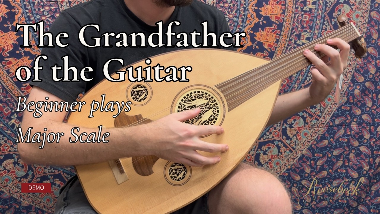 Roosebeck Arabic Oud, 6-Course 11-String with Gig Bag