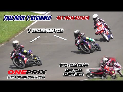 ART JOGJA BERJAYA Di RACE 1 BEGINNER❗️2 Yamaha Aditama JUMP STAR❕️ONEPRIX Seri 1 Sentul 2023